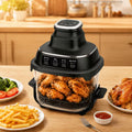 12-in-1 Multi-Function Visual Glass Air Fryer with Viewing Window