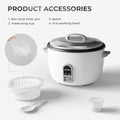 Commercial Rice Cooker with 12-Hour Keep Warm Function
