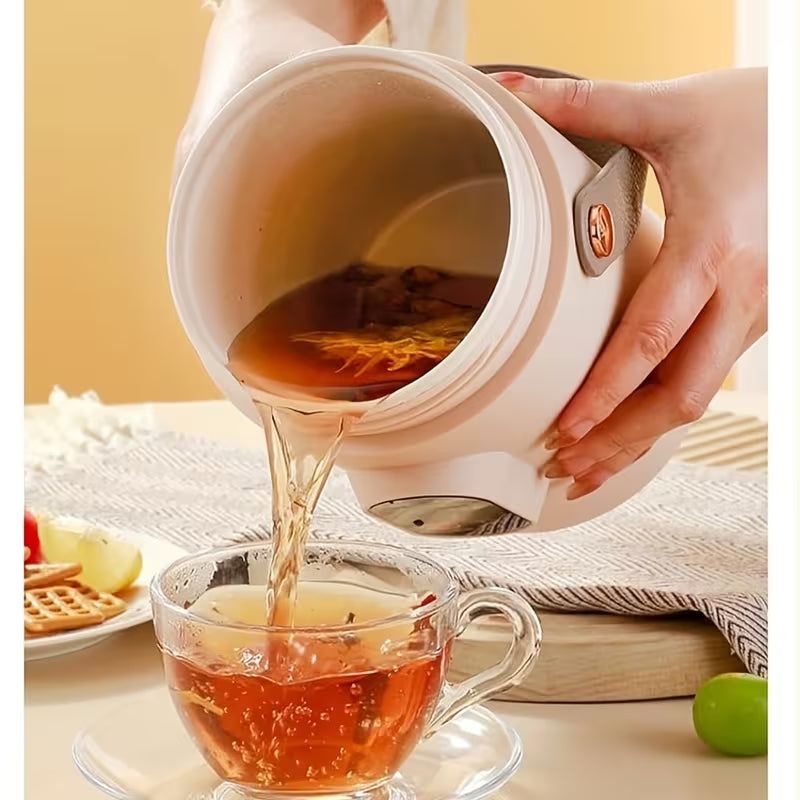 40.58 oz Multi-Functional Electric Steamer with Portable Leather Handle