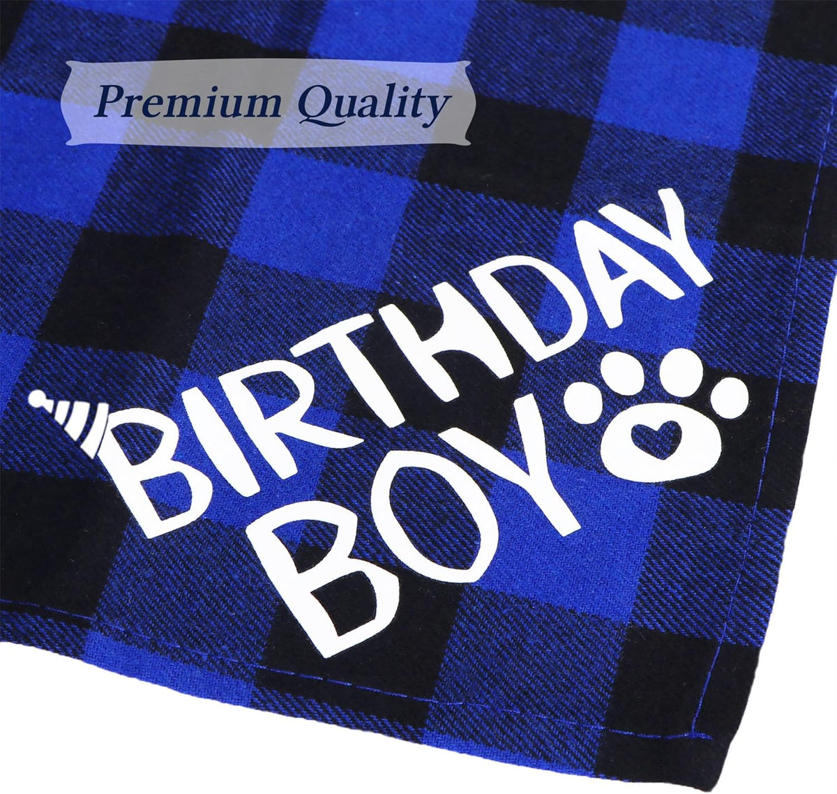 Cotton Birthday Bandana for Dogs