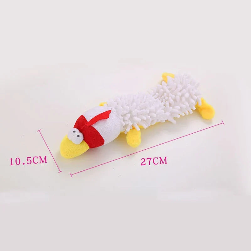 Squeaky Plush Animal Chew Toy for Dogs