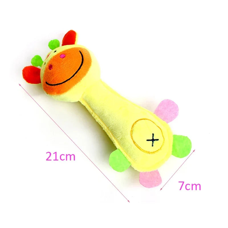 Squeaky Plush Animal Chew Toy for Dogs