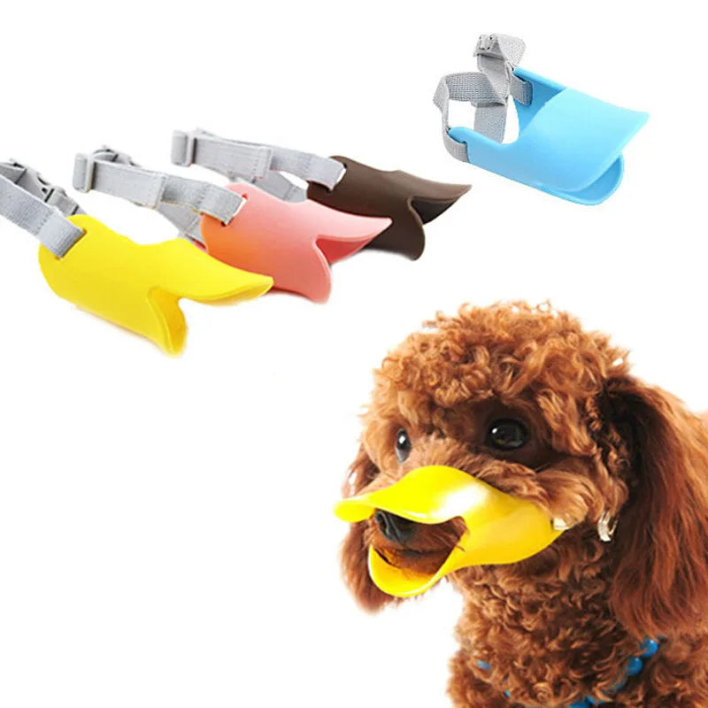 Adjustable Silicone Duck-Bill Dog Muzzle
