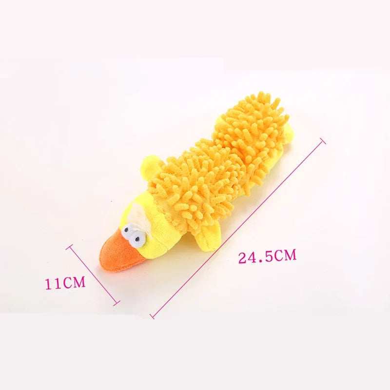 Squeaky Plush Animal Chew Toy for Dogs