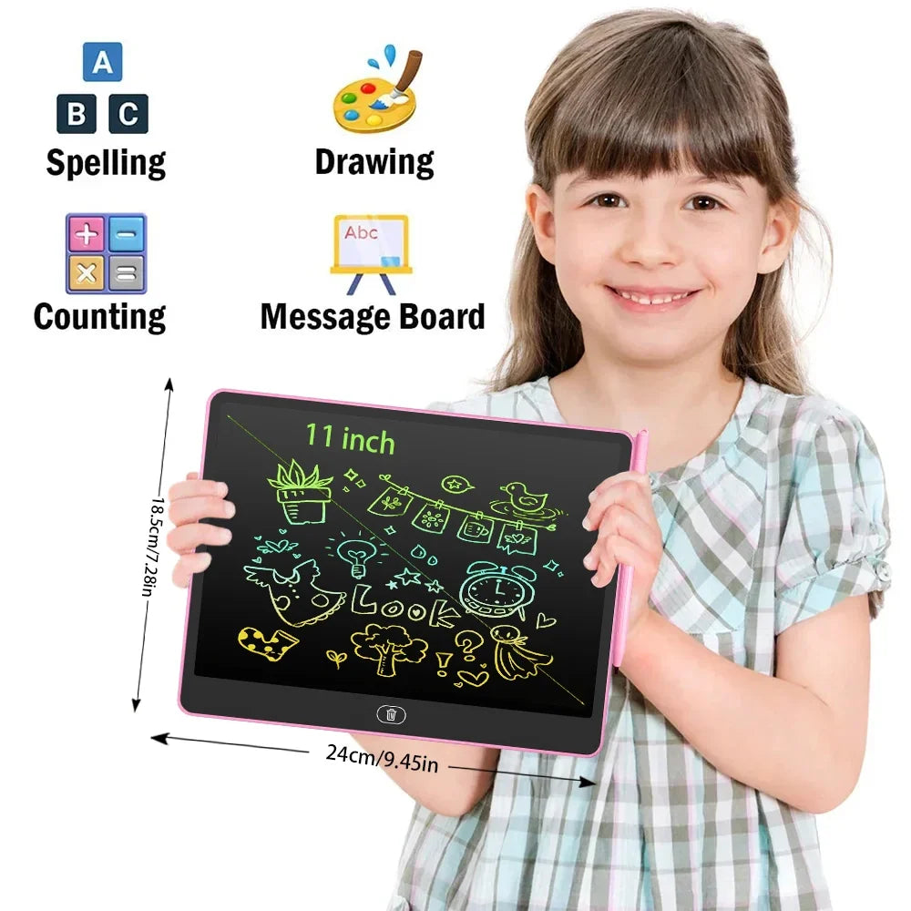 LCD Writing Tablet for Kids – Multiple Sizes