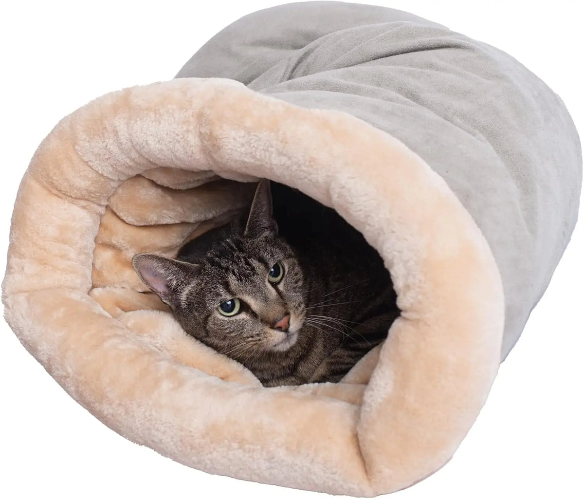 Warm Semi-Enclosed Cat Sleeping Bag