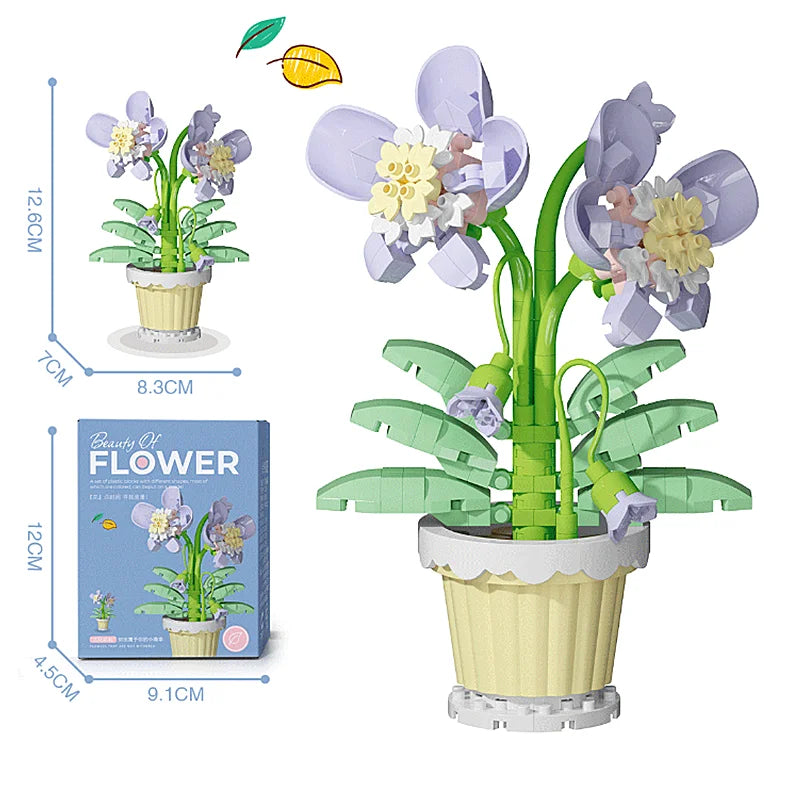 Flower Bouquet Building Block Set – Roses and Sunflowers