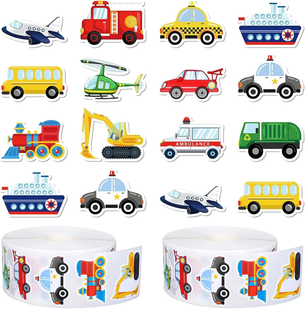 Construction Truck Stickers – 500 or 1,000 Pieces