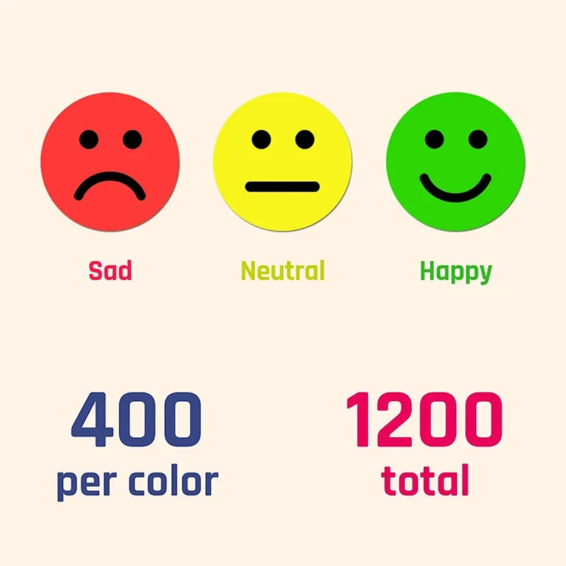 Smiley Face Reward Stickers – 120 to 1,200 Pieces