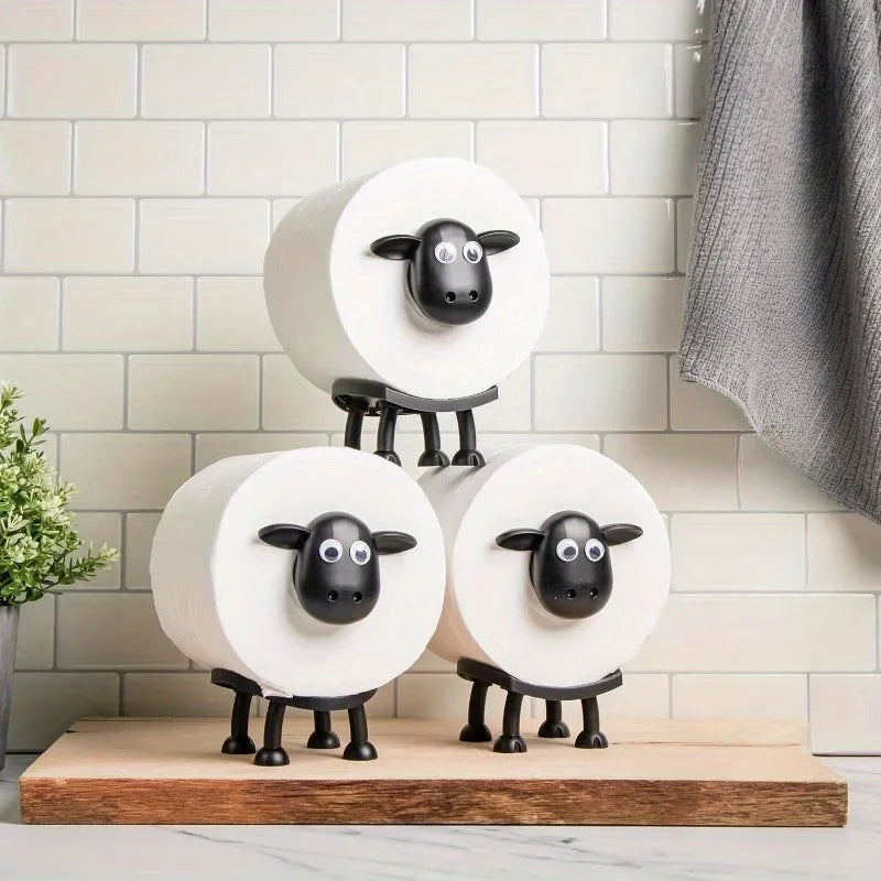 Funny Sheep Toilet Paper Holder – 3D-Printed Bathroom Decor