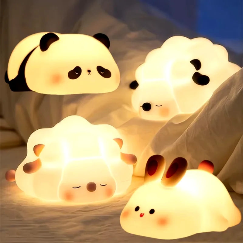 Rechargeable Silicone Animal LED Night Light