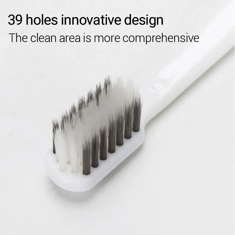 Bamboo Charcoal Toothbrushes – 10-Pack
