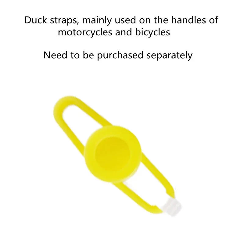 Decorative Yellow Duck Motorcycle Helmet Pendant