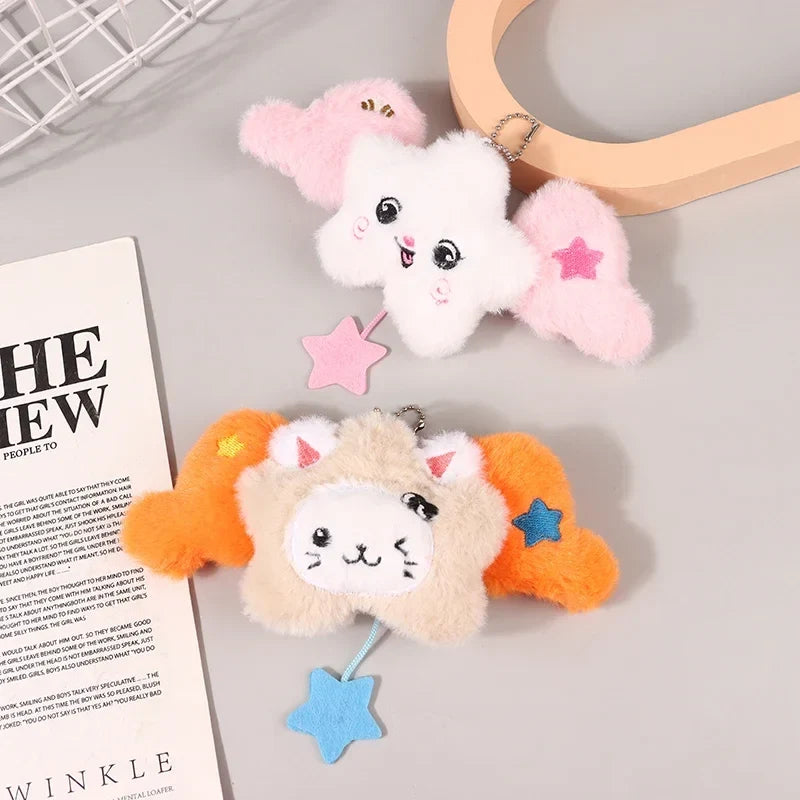 Plush Star Pendant Keychain