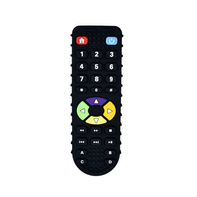BPA-Free Silicone Remote-Control Baby Teether
