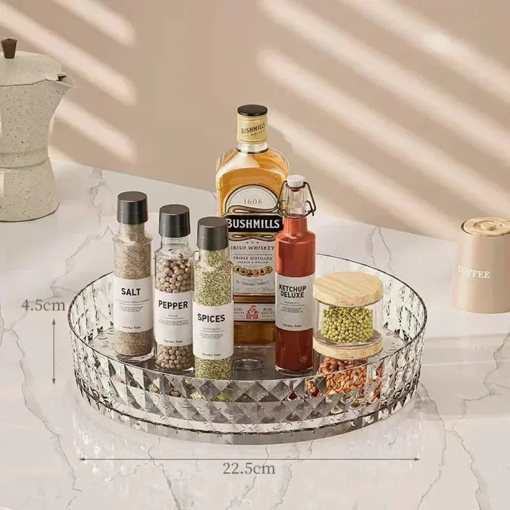 360° Rotating Kitchen Countertop Organizer