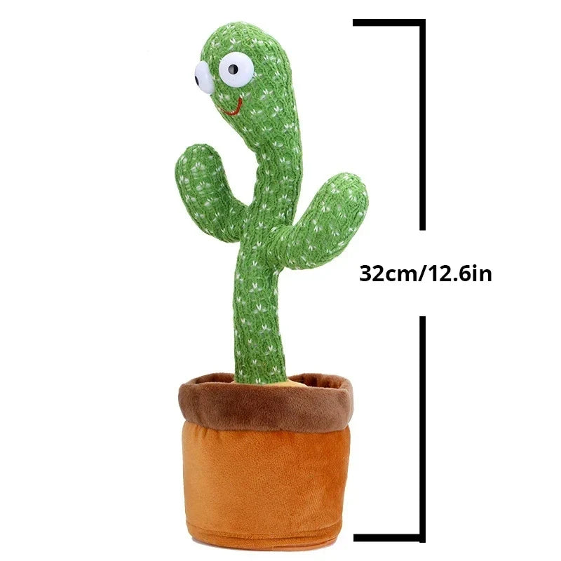 Dancing Cactus Plush Toy – Repeats Sounds and Moves