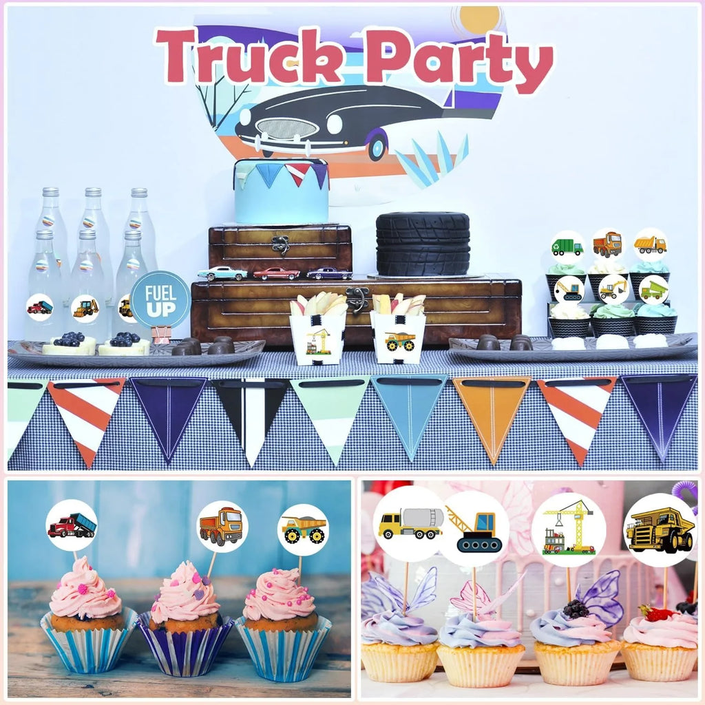 Construction Truck Stickers – 500 or 1,000 Pieces