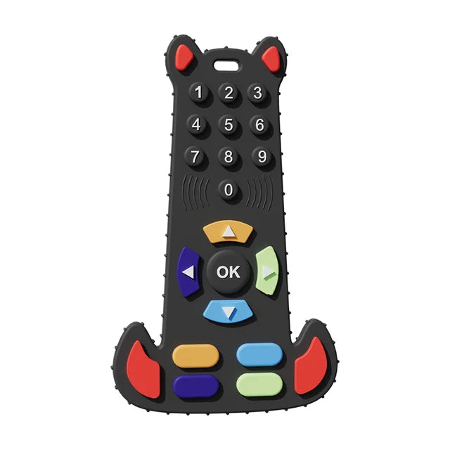 BPA-Free Silicone Remote-Control Baby Teether