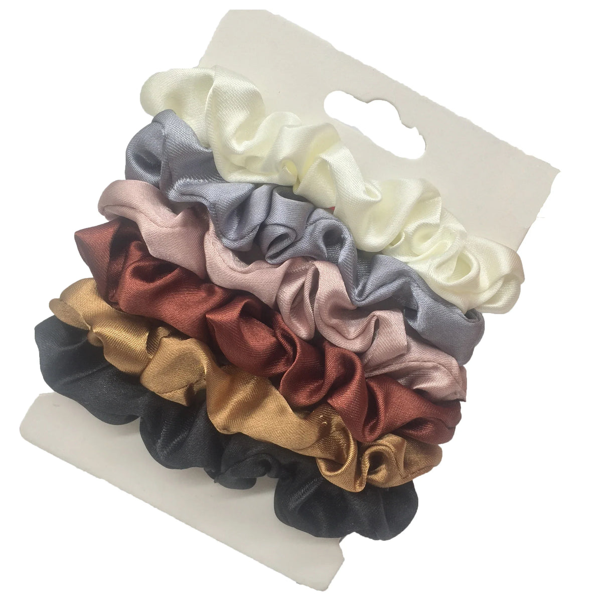 Satin Scrunchies Set – 3, 5 or 6 Pieces