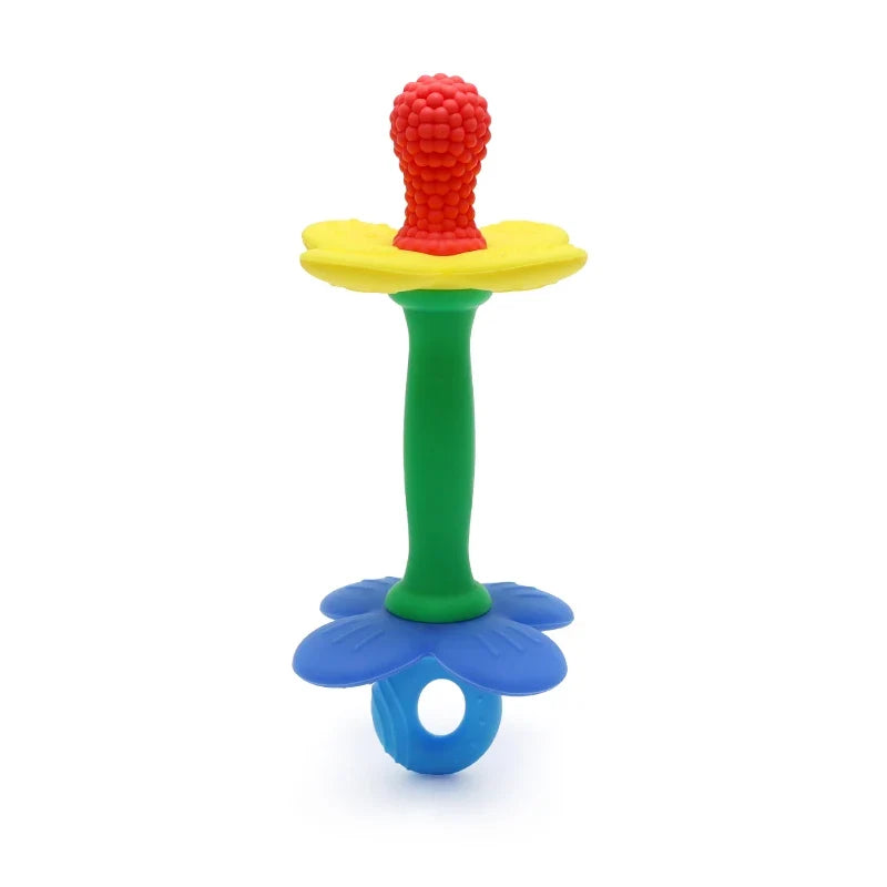 BPA-Free Silicone Flower Baby Teether