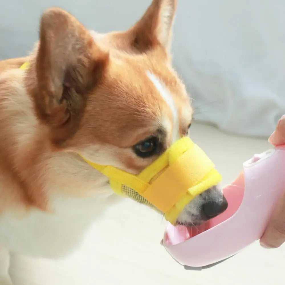 Adjustable Breathable Mesh Dog Muzzle