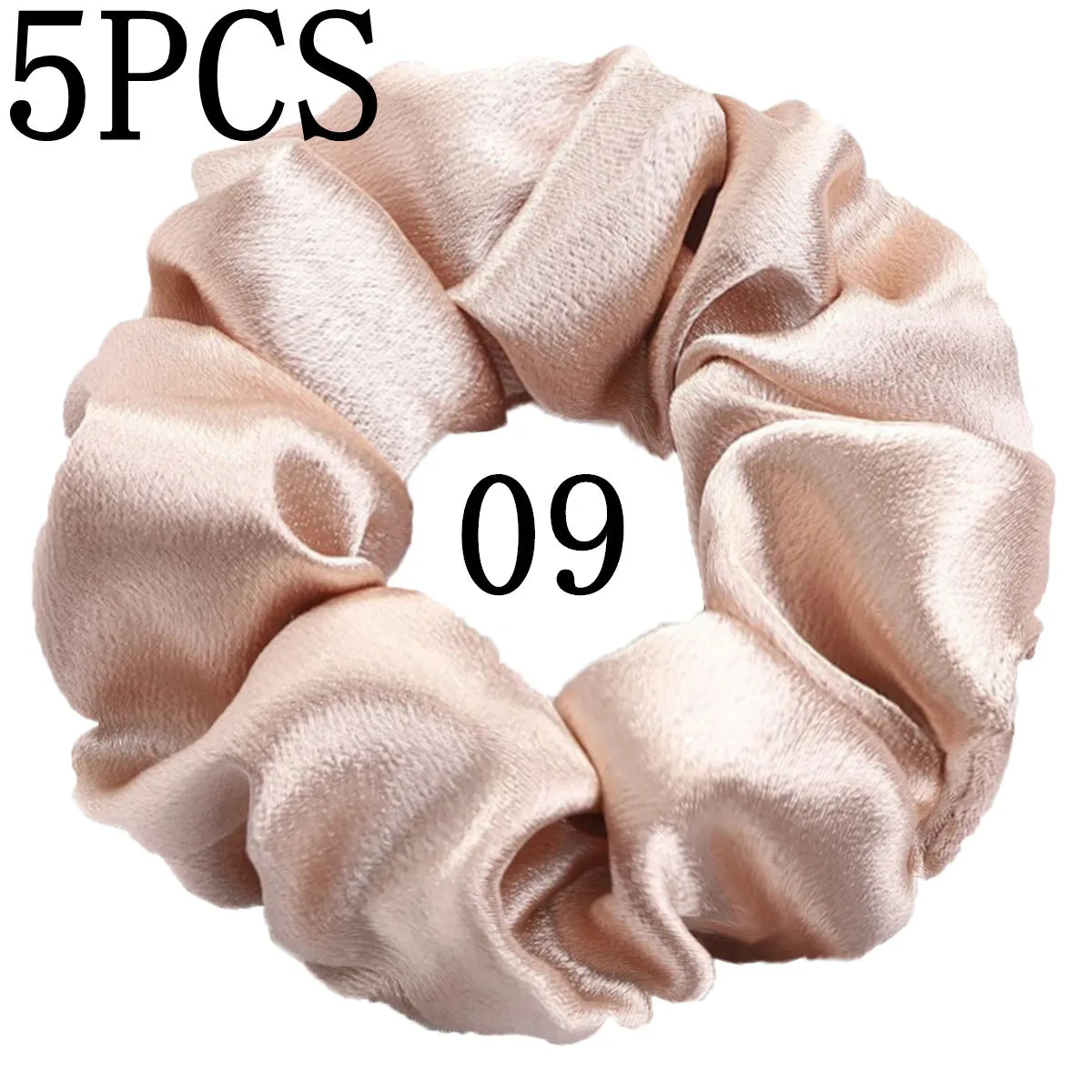 Satin Hair Scrunchies Set – Multiple Pack Sizes