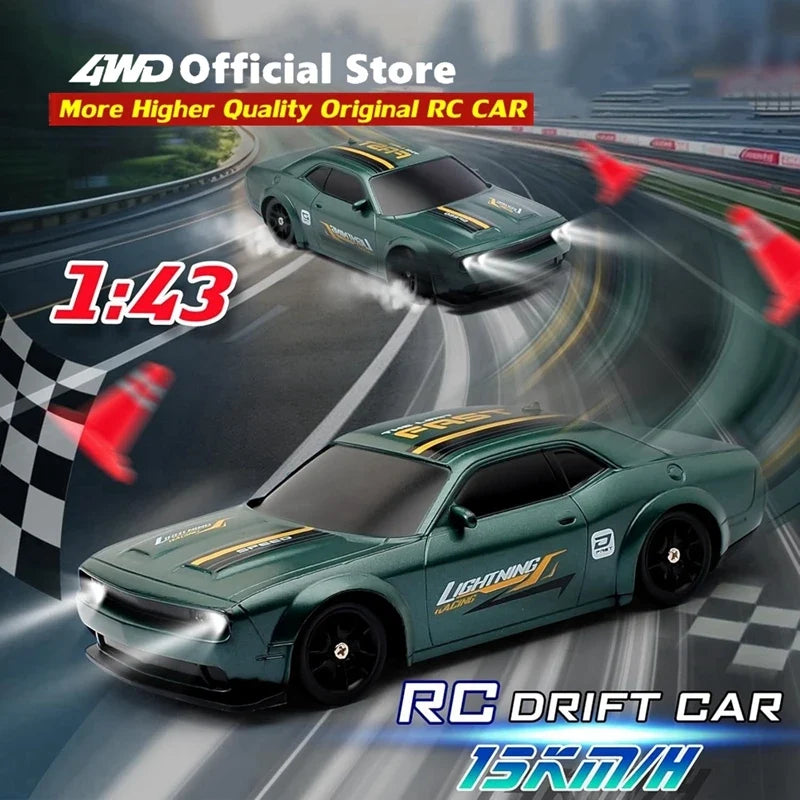 1:64 Scale 4WD RC Drift Racing Car