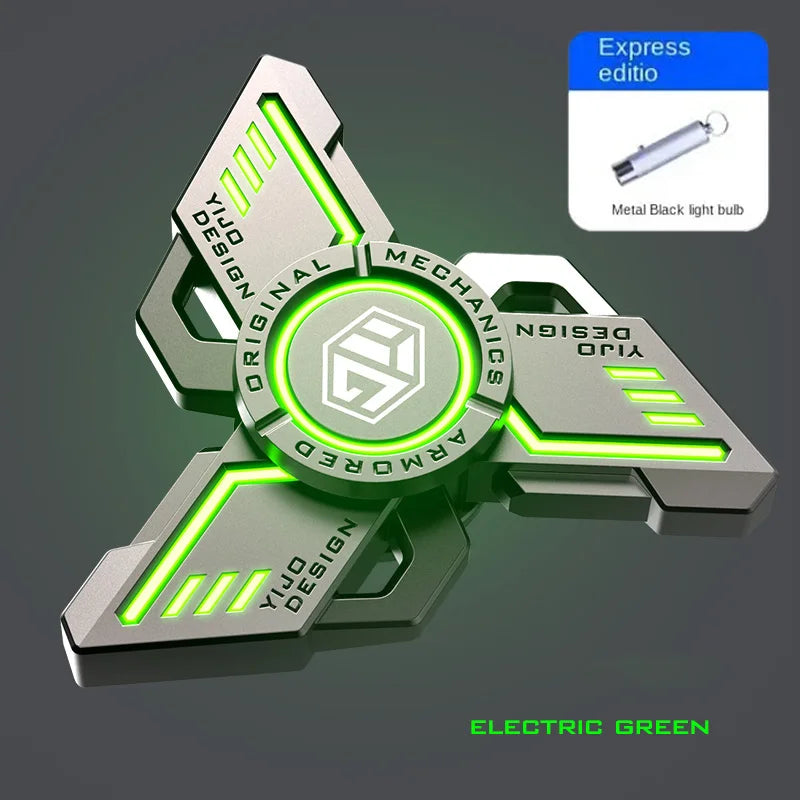 Glow-in-the-Dark Metal Fidget Spinner