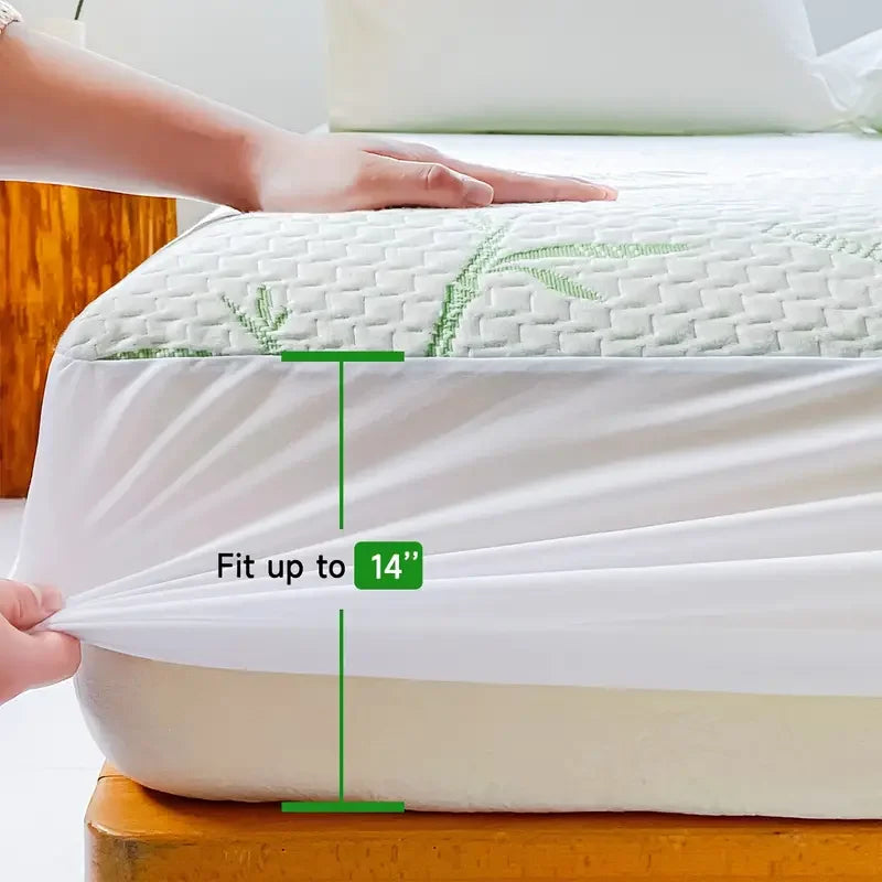Waterproof Fitted Mattress Protector – Multiple Bed Sizes