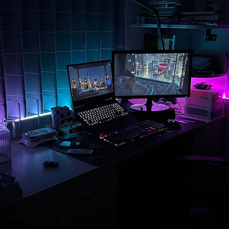 5 m USB RGB LED Strip Lights with 24-Key Remote