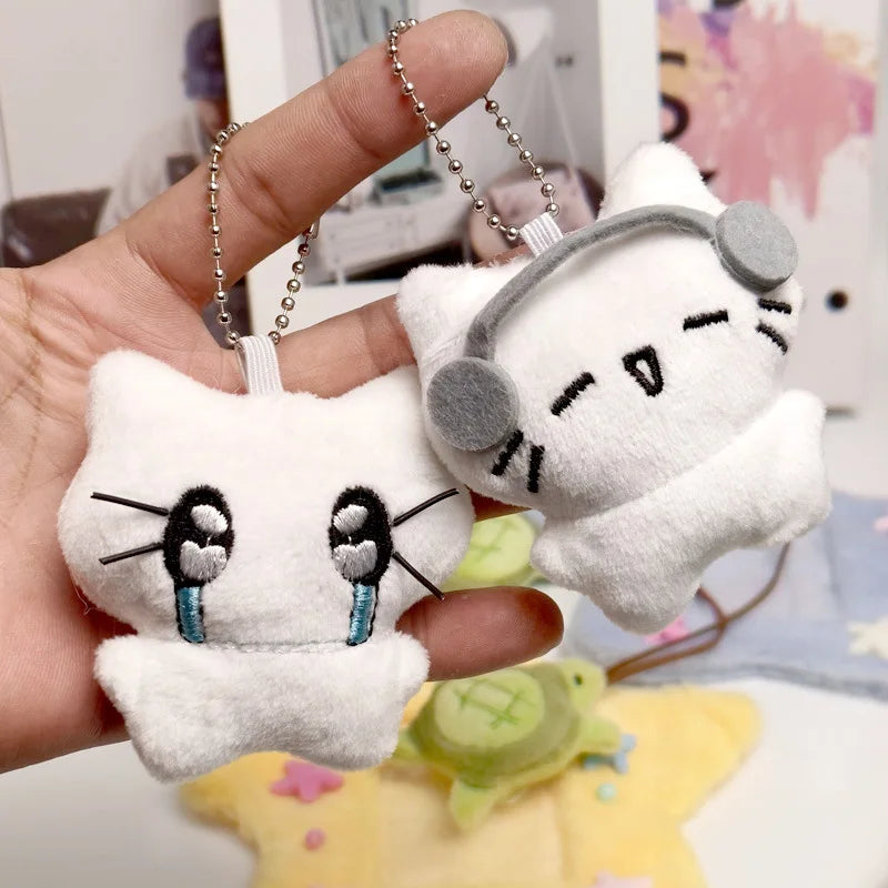 Cute Kitten and Animal Plush Keychain