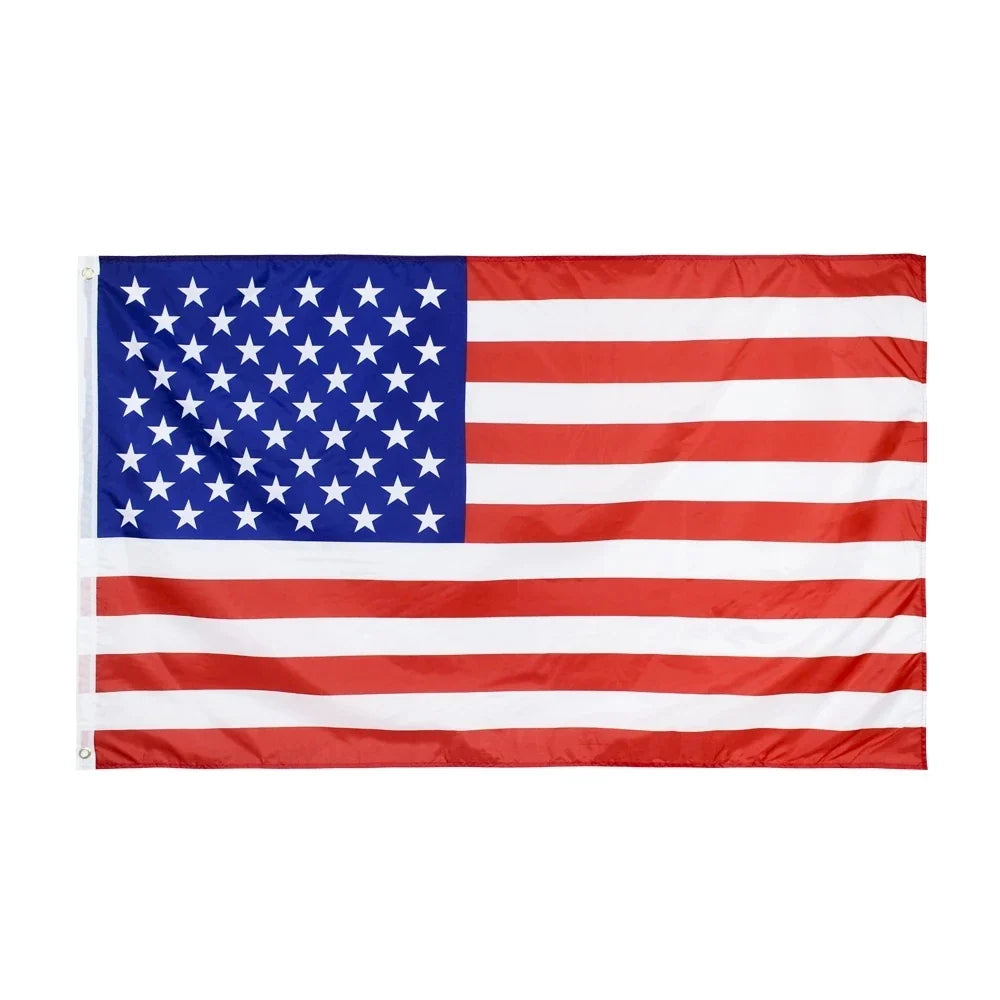 Waterproof Embroidered American Flag – 90 × 150 cm