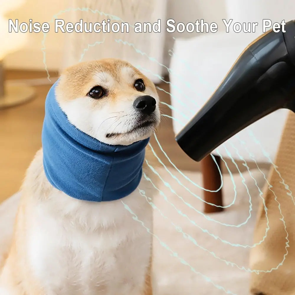Soft Dog Grooming Ear Cover for Bathing and Drying