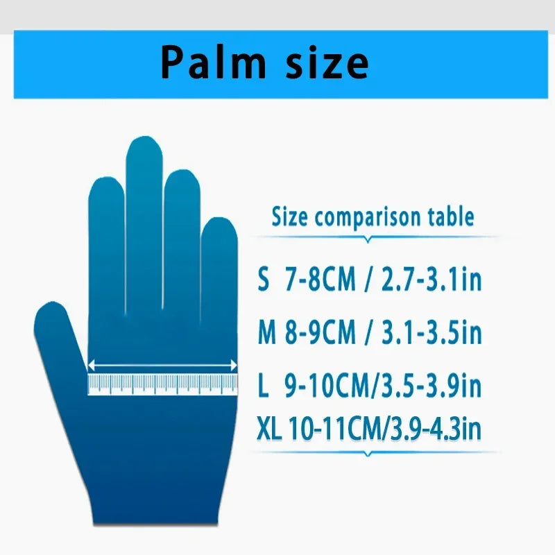 White Nitrile Disposable Gloves – Powder-Free, Multiple Pack Sizes