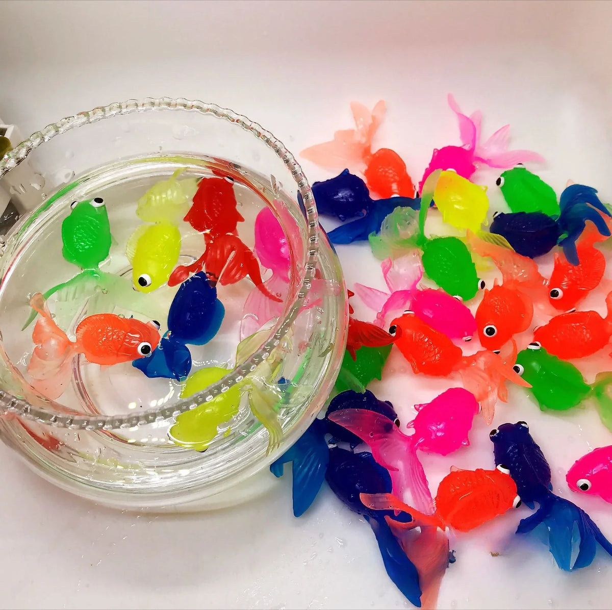 Marine Animal Fishing Net Bath Toy Set