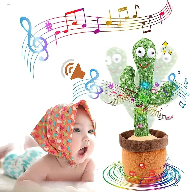 Dancing Cactus Plush Toy – Repeats Sounds and Moves