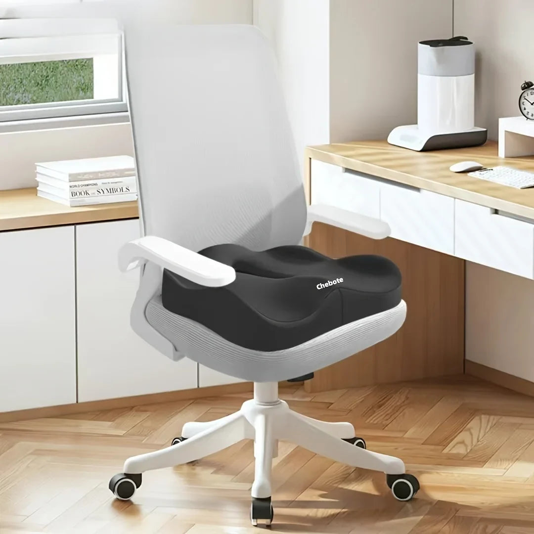 Memory Foam Seat Cushion – Washable Cover
