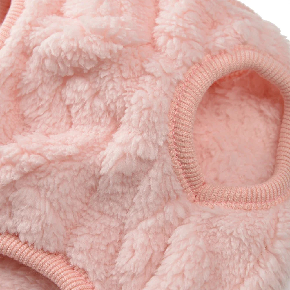 Soft Cozy Cat Sweater – Winter Fleece Vest for Sphynx & Small Dogs