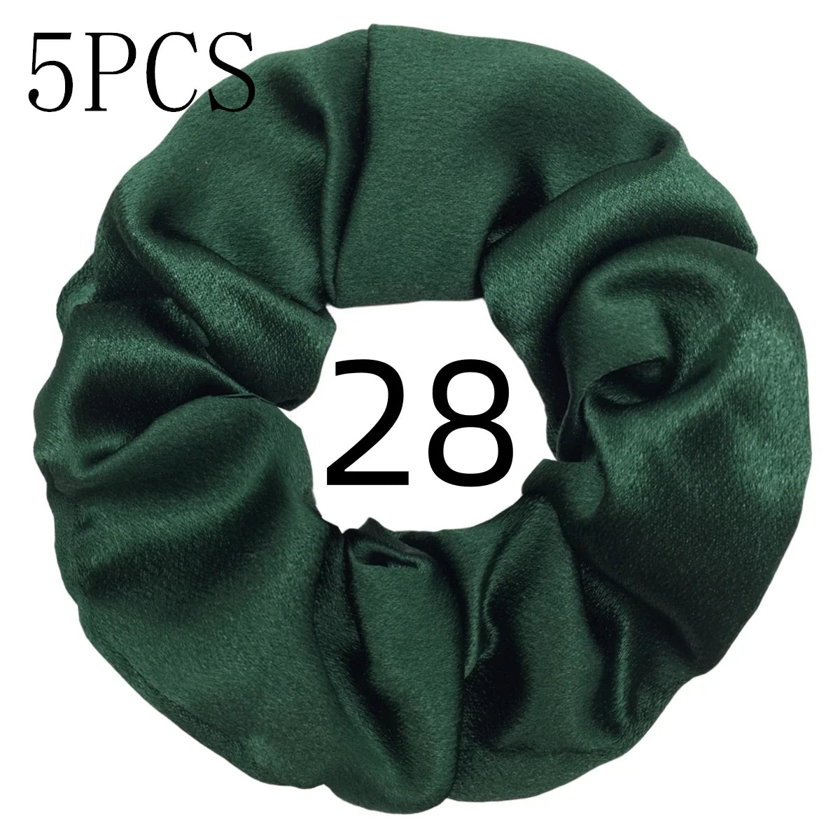 Satin Hair Scrunchies Set – Multiple Pack Sizes
