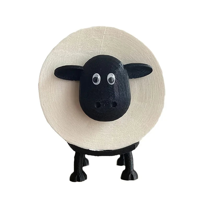 Funny Sheep Toilet Paper Holder – 3D-Printed Bathroom Decor