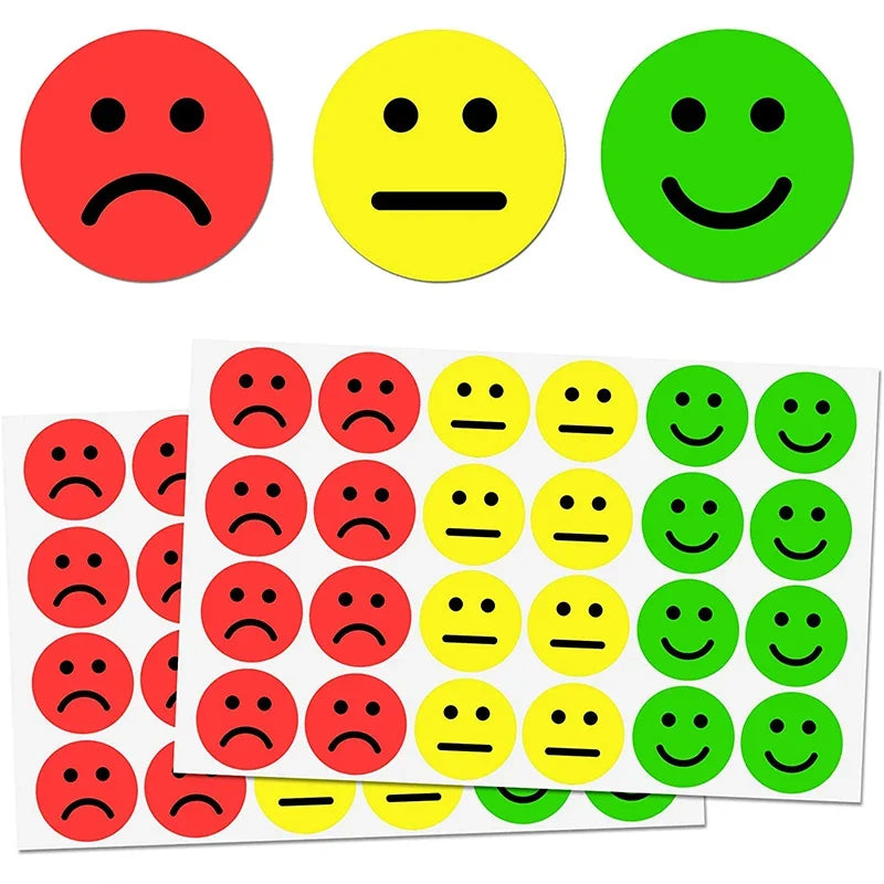 Smiley Face Reward Stickers – 120 to 1,200 Pieces