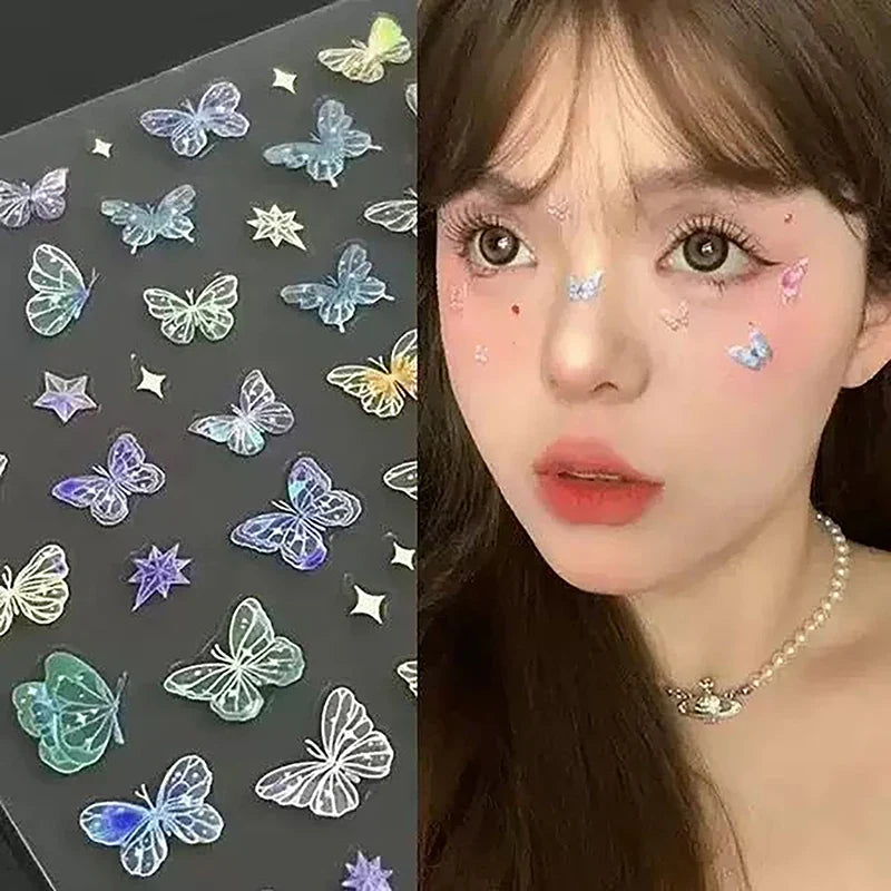 Butterfly Nail Art Stickers – 1 or 5 Sheets
