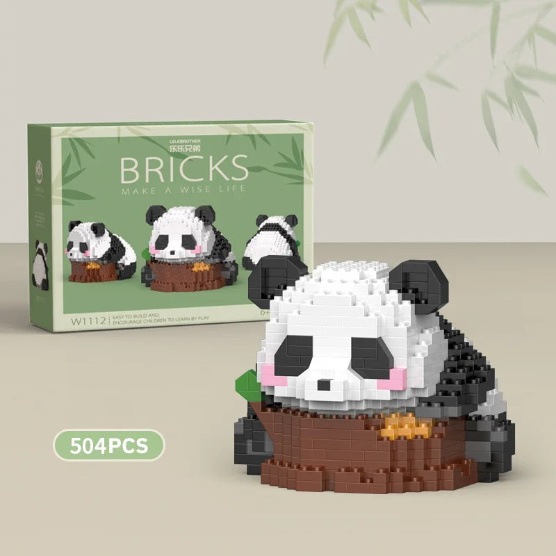 Mini Panda Building Block Kit
