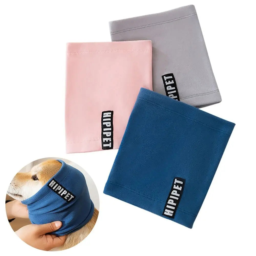 Soft Dog Grooming Ear Cover for Bathing and Drying