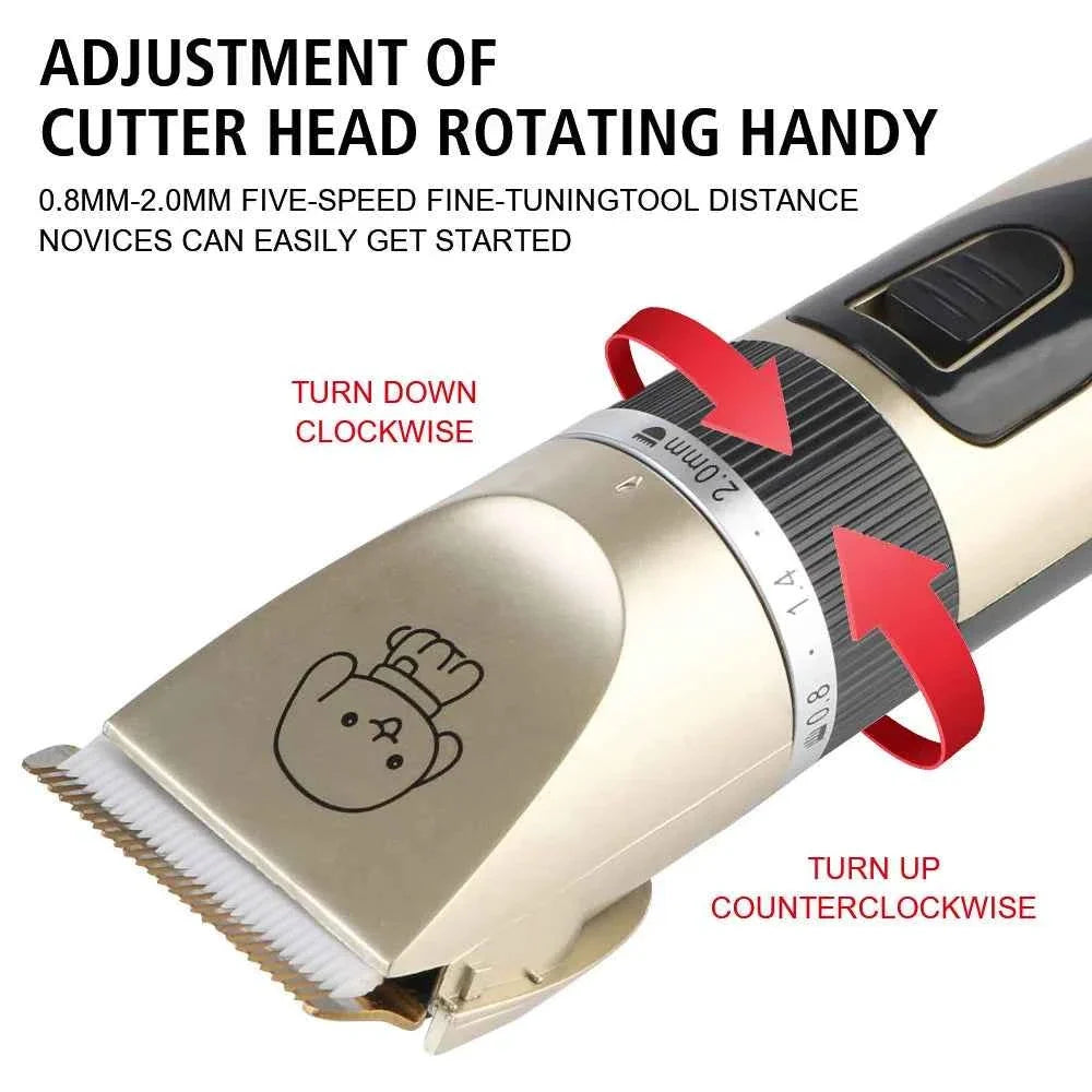 Cordless Pet Grooming Clippers for Dogs and Cats