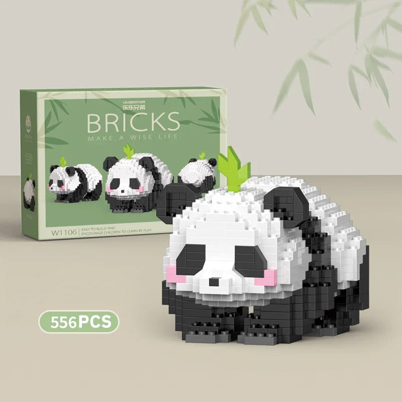 Mini Panda Building Block Kit