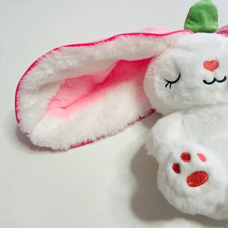Breathing Bunny Plush Toy with Lights and Music