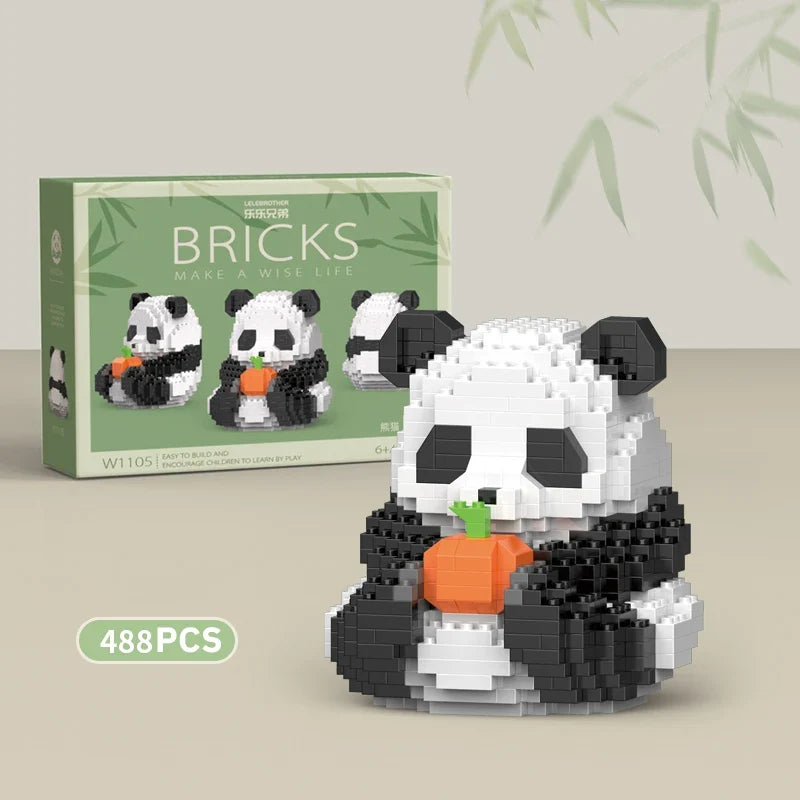 Mini Panda Building Block Kit