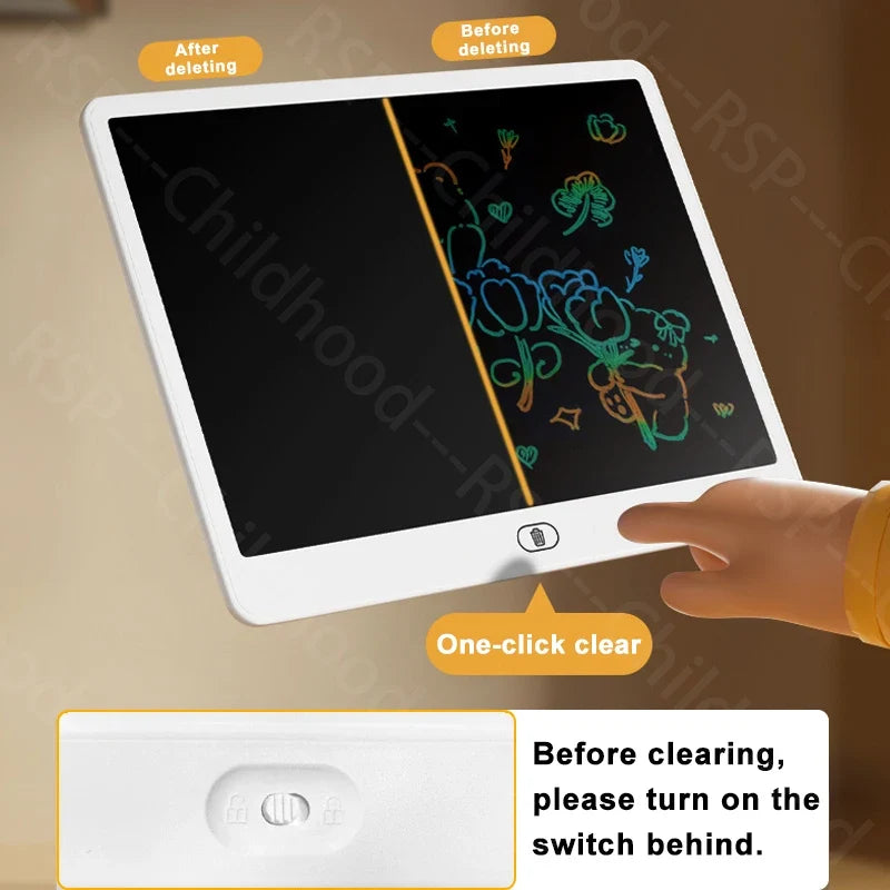 LCD Writing Tablet for Kids – Multiple Sizes